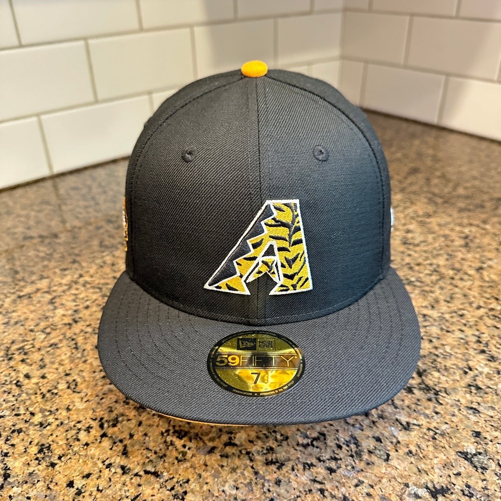 Arizona Diamondbacks New Era 59FIFTY Hat 7 Tiger Stripe 2001 World Series New